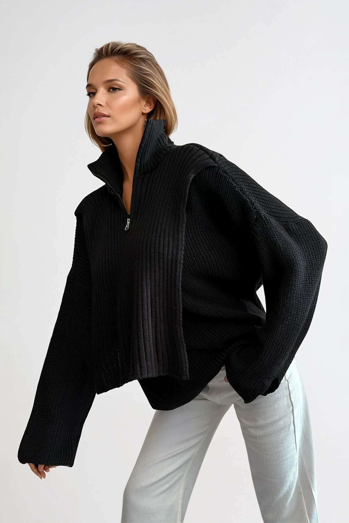 Pull Nonne noir