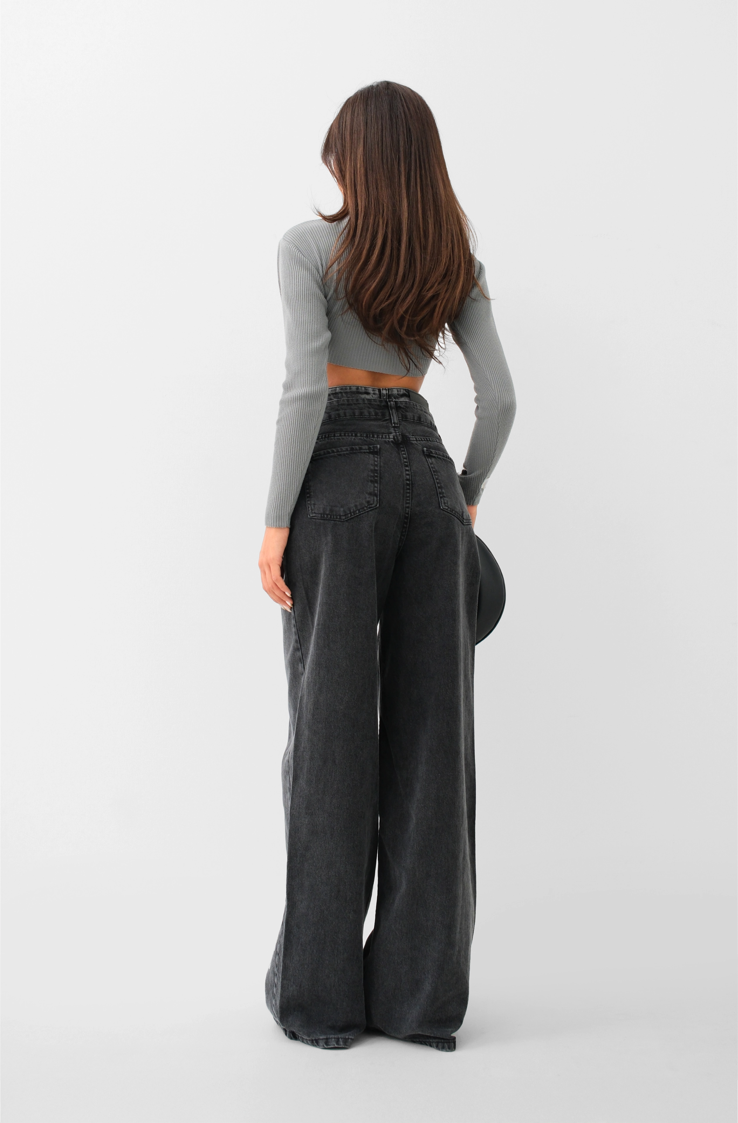 Jean à ceinture double